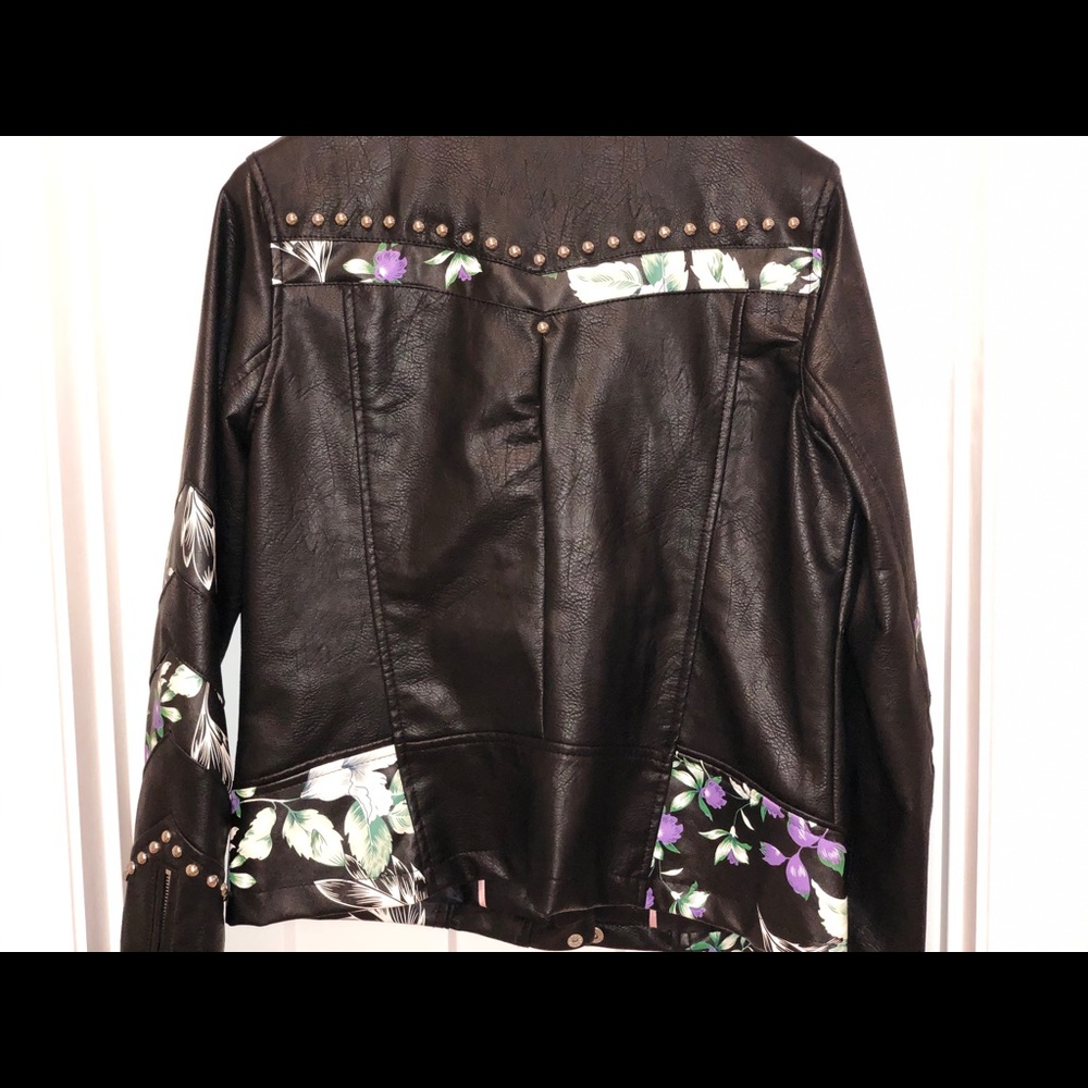 SOLD! Madden Faux Studded Leather Jacket - Picture 7 of 7